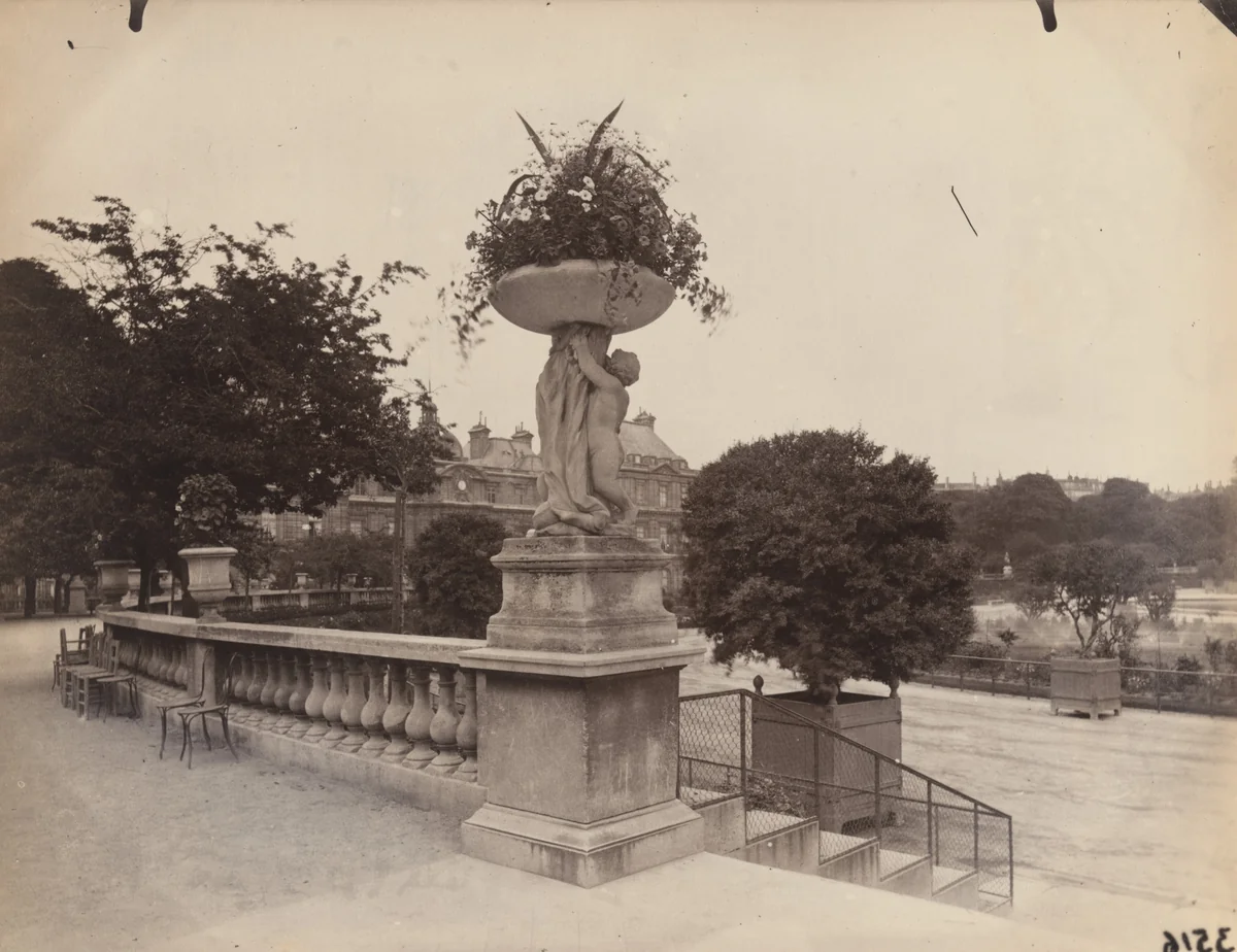 Luxembourg by Eugène Atget, photograph, 1898
