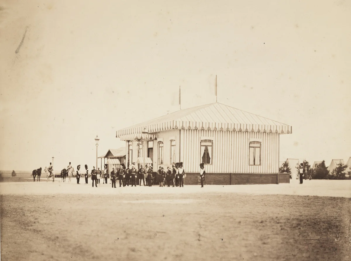 Untitled from the portfolio Souvenirs du Camp de Chalons by Gustave Le Gray, photograph, 1857