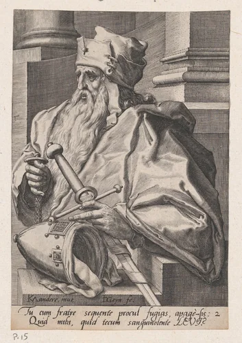 Levi, from The Twelve Sons of Jacob by Jacques de Gheyn II, print, 1584-1594