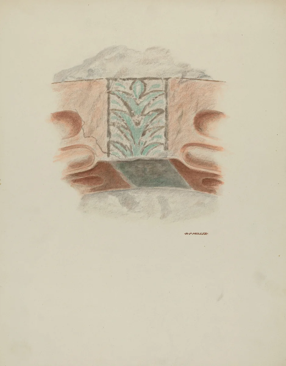 Keystone, Painted by Randolph F. Miller, index of american design, 1939