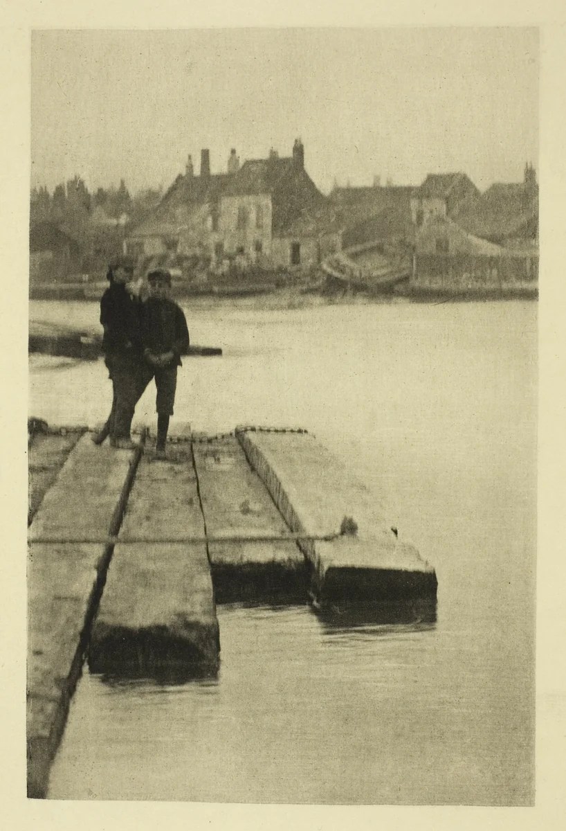 On the Baulks by Peter Henry Emerson, photograph, 1887