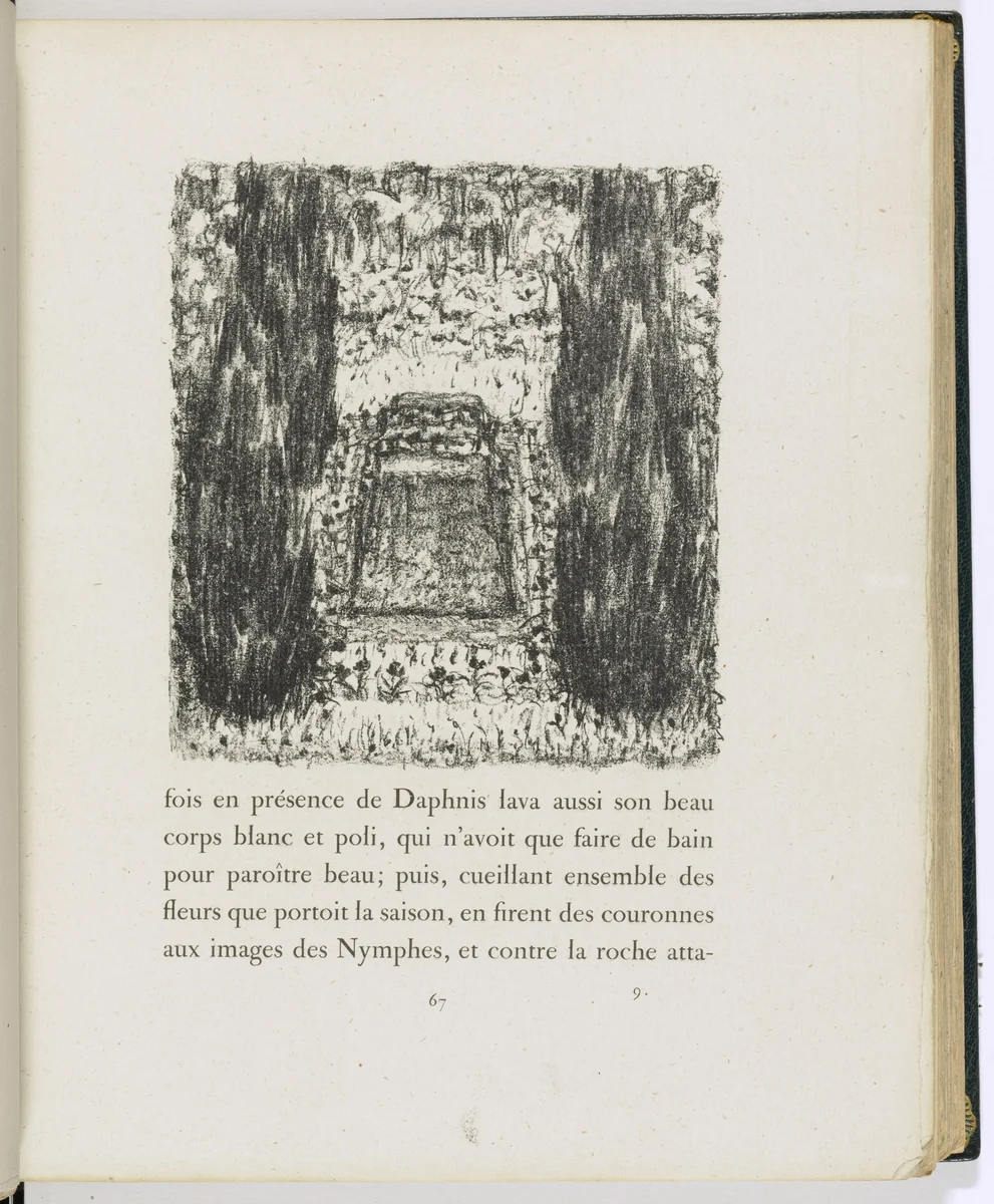 In-text plate (page 67) from Daphnis et Chloé by Pierre Bonnard, illustrated book, 1902