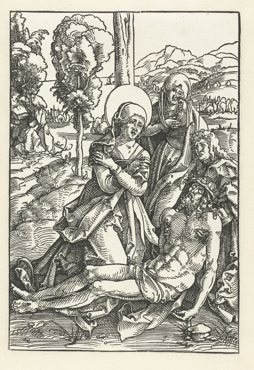 Bewening van Christus by Hans Baldung Grien, print, 1505-1507