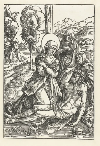 Bewening van Christus by Hans Baldung Grien, print, 1505-1507