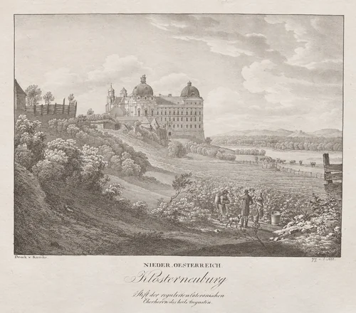 Nieder-oesterreich, Klosterneuberg by Jakob Alt, print