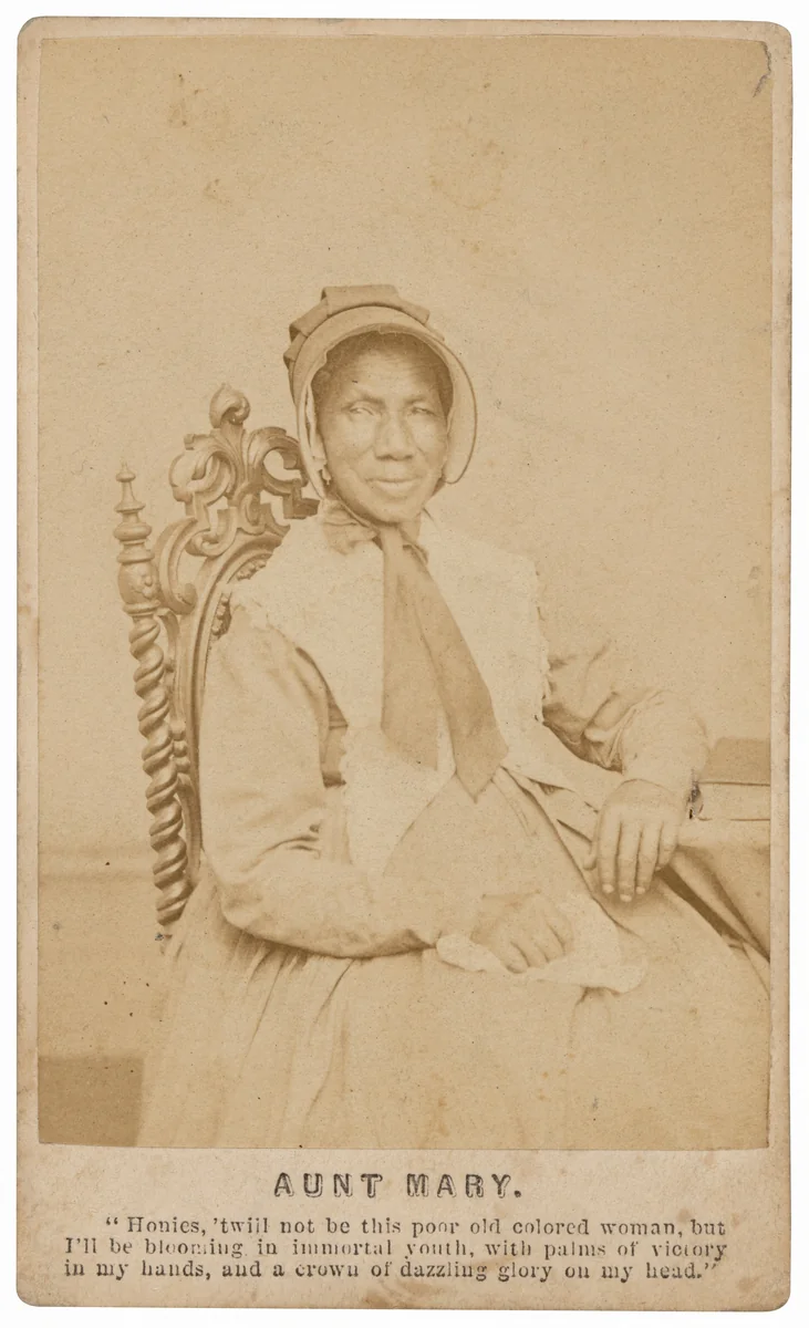 Aunt Mary Dines by Frederick F. Gutekunst, photograph, 1861-1871