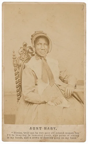 Aunt Mary Dines by Frederick F. Gutekunst, photograph, 1861-1871