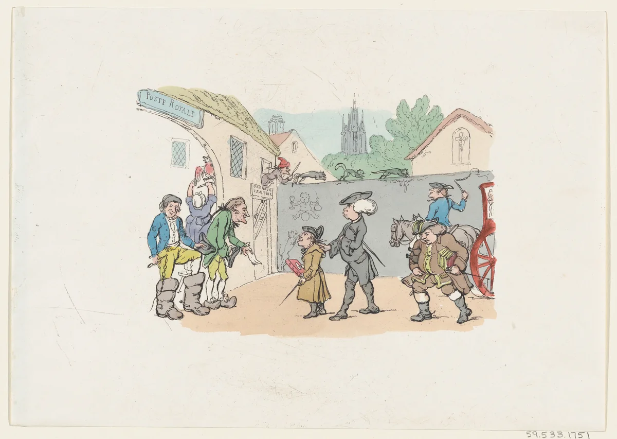 A Tour to Foreign Parts by Thomas Rowlandson, print, 1803-1807