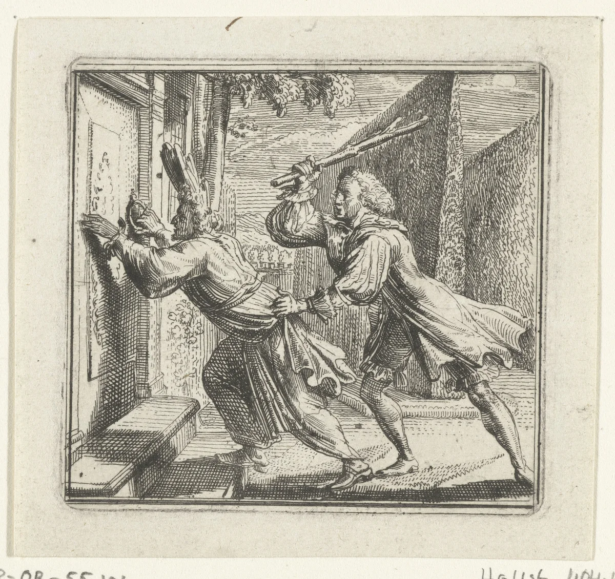 Illustratie voor de Decamerone van Boccaccio by Romeyn de Hooghe, print, 1697