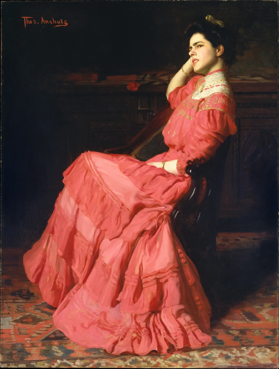 A Rose by Thomas Anshutz, artwork, 1907