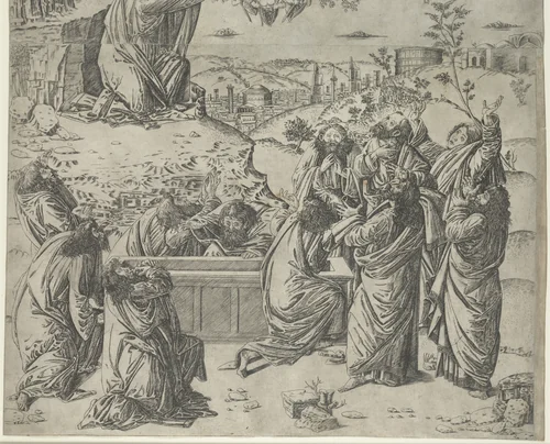 The Assumption of the Virgin by Francesco Rosselli, print, 1490-1500