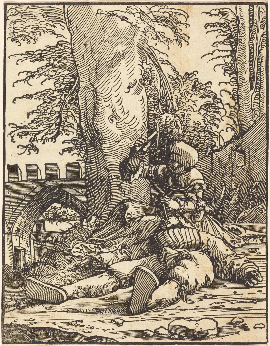 Jael and Sisera by Albrecht Altdorfer, print, 1508-1518