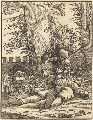 Jael and Sisera by Albrecht Altdorfer, print, 1508-1518
