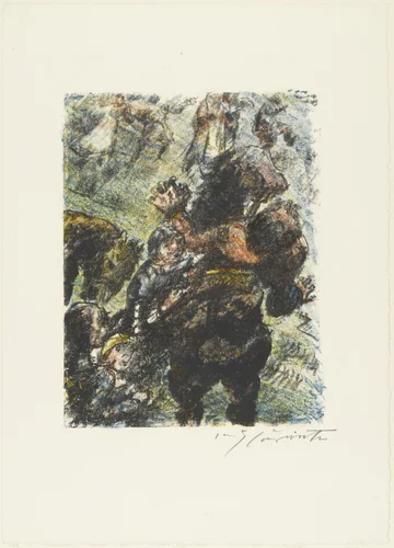 Gessler's Death (Gesslers Tod) from William Tell (Wilhelm Tell) by Lovis Corinth, print, 1923