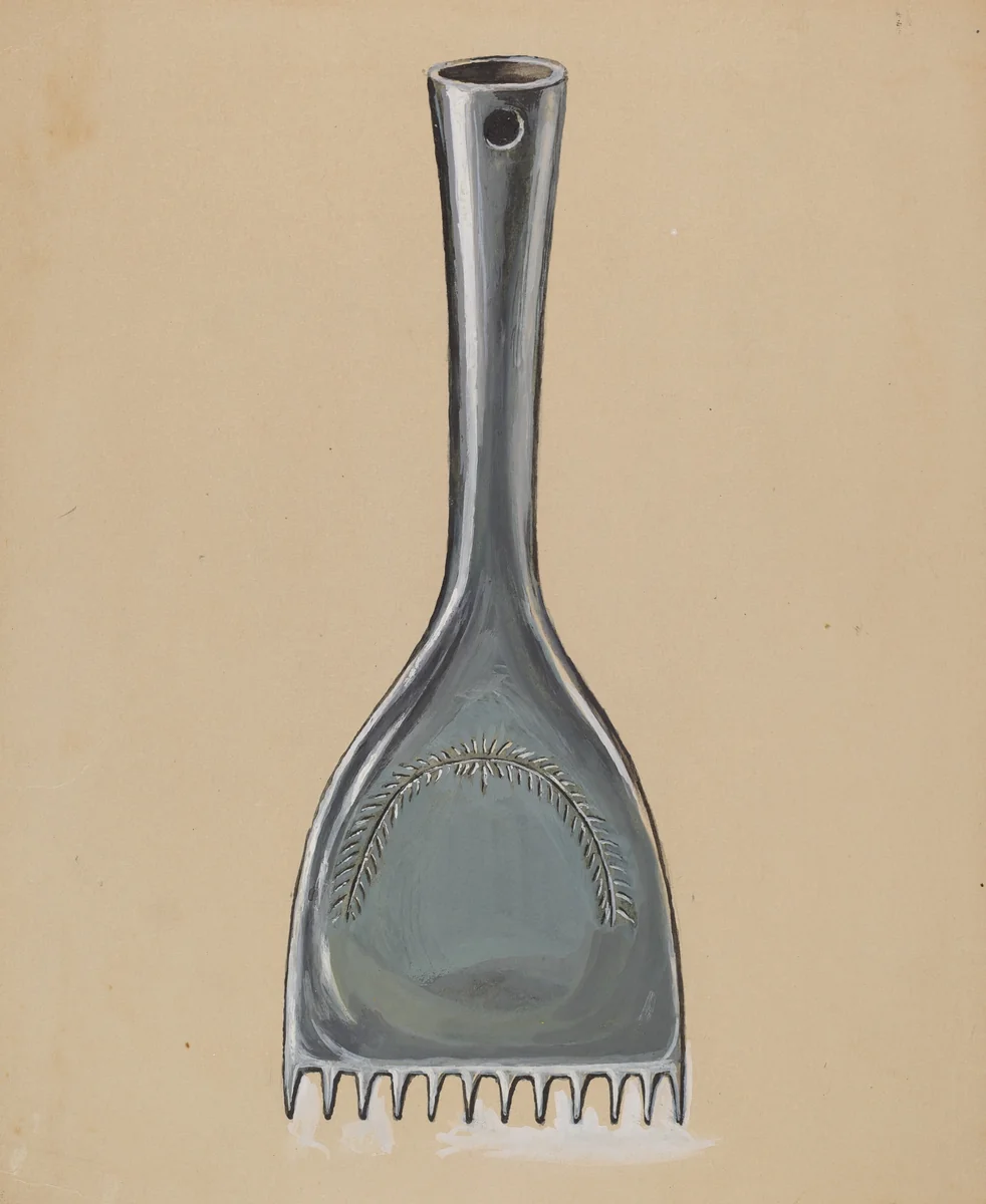 Iron Carpet Stretcher by Edgar L. Pearce, index of american design, 1936