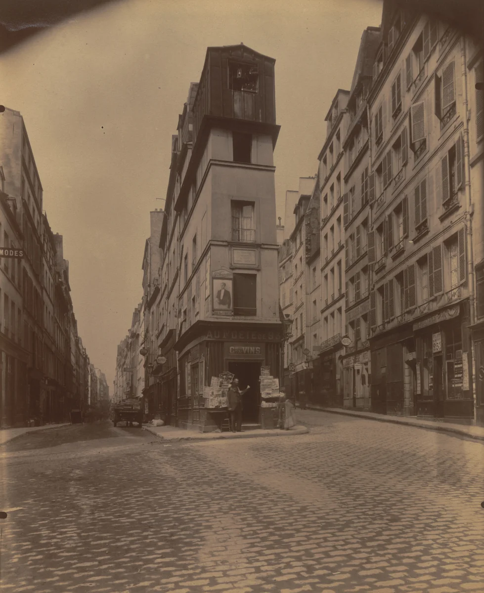 Maison d'Andre Chenier en 1793, 97 rue de Clery by Eugène Atget, photograph, 1907