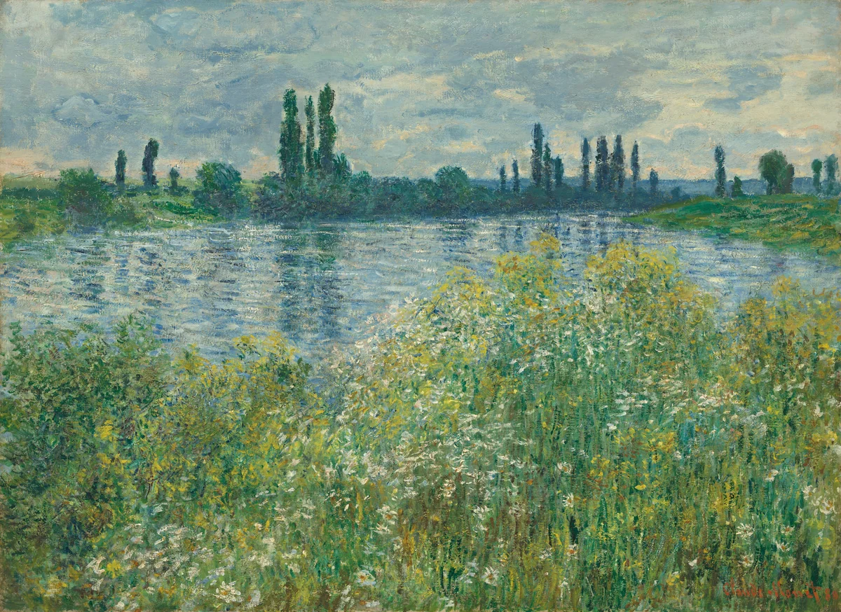 Banks of the Seine, Vétheuil by Claude Monet, painting, 1880