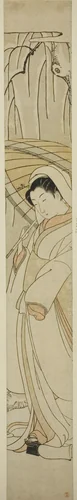 The Heron Maiden by Suzuki Harunobu (鈴木春信), print, 1761-1770