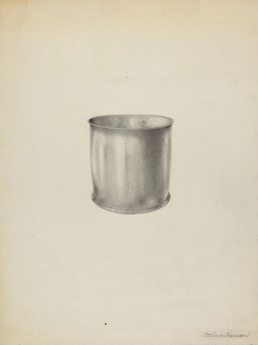 Silver Beaker by Holger Hansen, index of american design, 1938