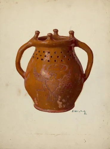Jar by Eugene Shellady, index of american design, 1936