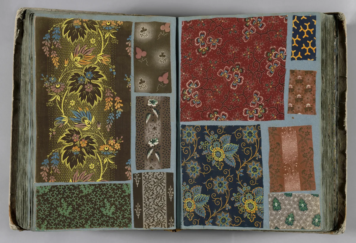 Sample book of swatches by Mulhouse, book, 1801-1900
