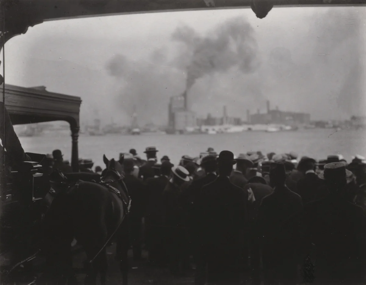 On the Ferry Boat by Alfred Stieglitz, photograph, 1902