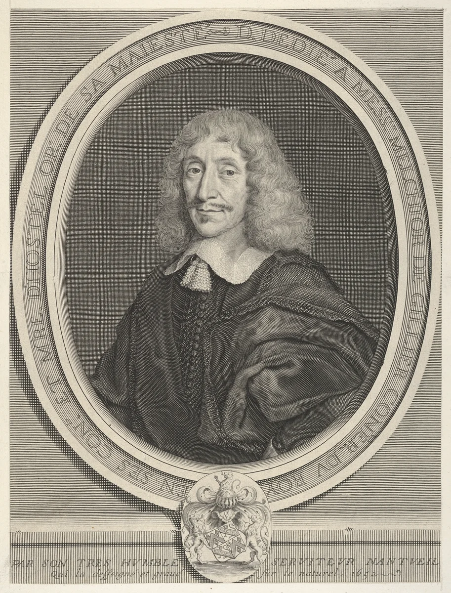 Melchior de Gillier by Robert Nanteuil, print, 1652