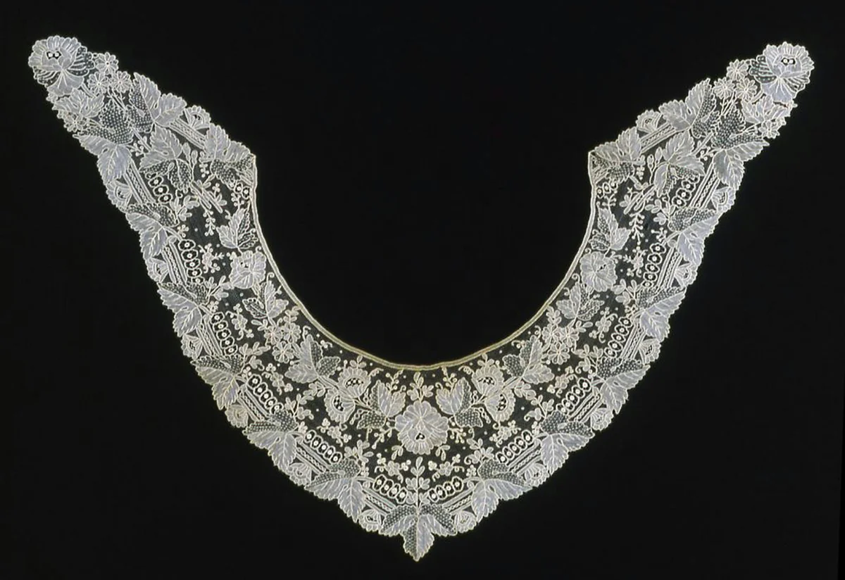 Collar by Belgium, textile, 1860-1869
