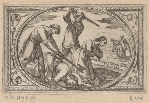 H. Rufina en H. Seconda by Antonio Tempesta, print, 1565-1630