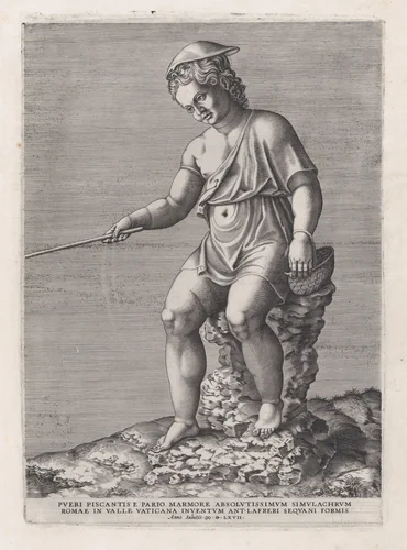 The Little Angler, from "Speculum Romanae Magnificentiae" by anonymous, print, 1567