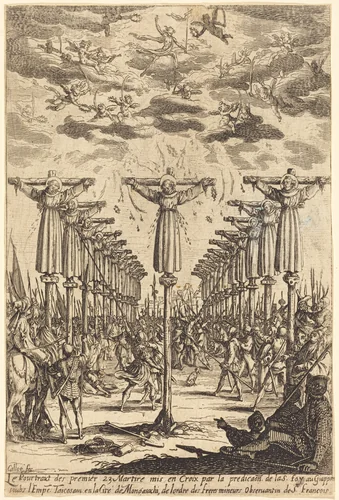 The Martyrs of Japan by Jacques Callot, print, 1627-1628