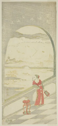 Chinese Poet by Suzuki Harunobu (鈴木春信), print, 1756-1770