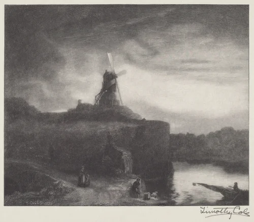 The Mill by Timothy Cole
Rembrandt van Rijn, print, 1920