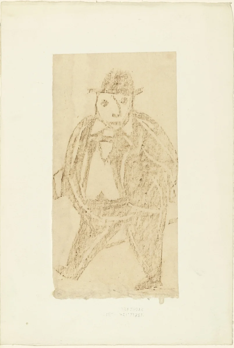 Burgher (Der Bürger) by Christian Rohlfs, print, 1922