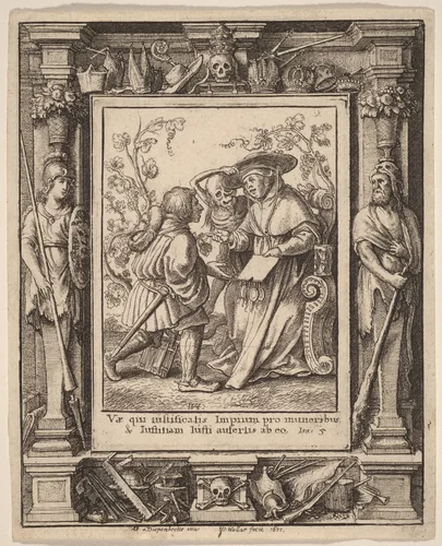 Cardinal by Wenceslaus Hollar, print, 1651