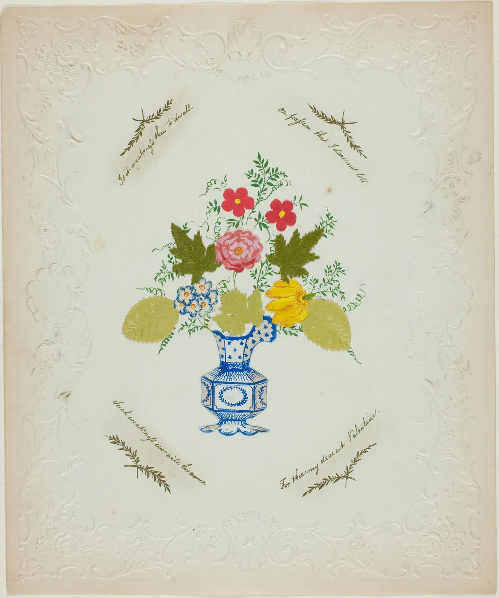 It is Weakness thus to Dwell (Valentine) by George Kershaw, other, 1845-1855