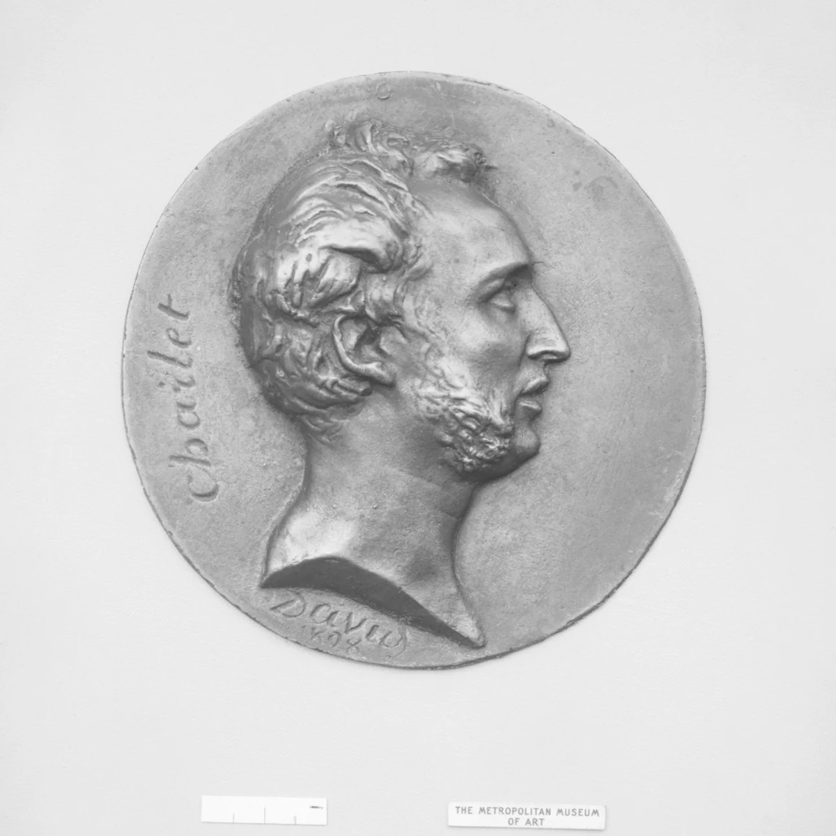 Nicolas Toussaint Charlet (1792–1845), French painter of battle-pieces by Pierre-Jean David d'Angers, metalwork, 1828