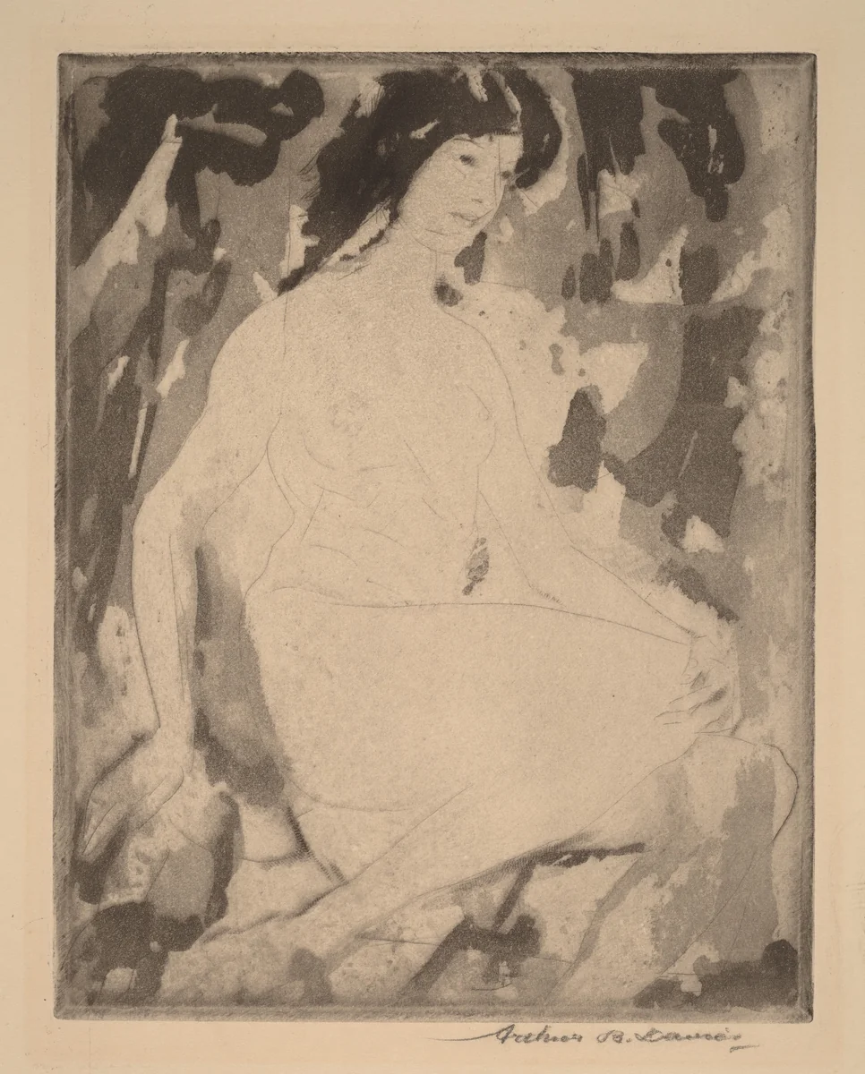 Iris by Arthur B. Davies, print, 1916