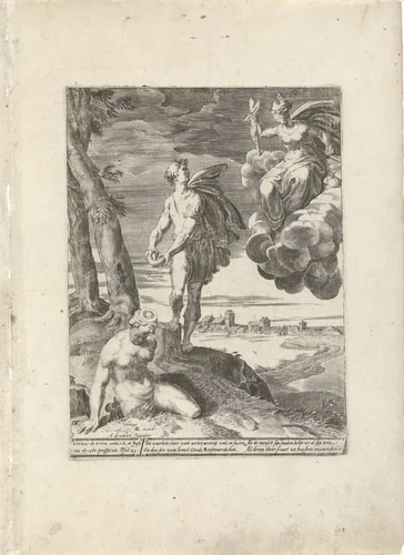 Berouw brengt waarheid aan het licht en aanschouwt Gods rechtvaardigheid by Unknown, print, 1566-1578