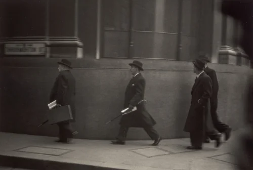 Bankers/London by Robert Frank, photograph, 1951