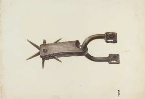 Spur by Gerald Transpota, index of american design, 1935-1942