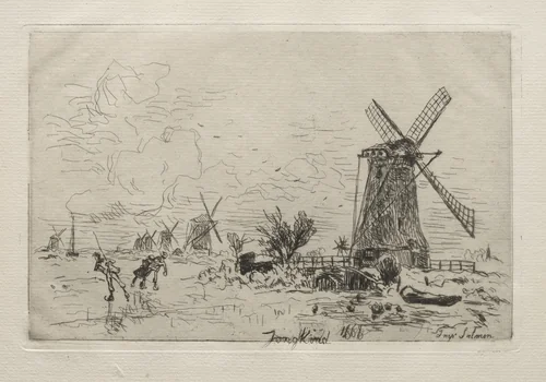 Batavia by Johan Barthold Jongkind, print, 1868