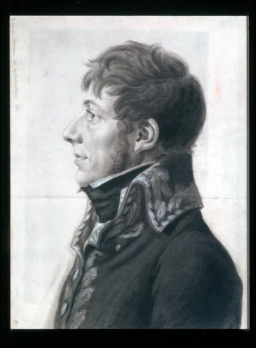 Jean-Victor Moreau by Charles Balthazar Julien Févret de Saint-Mémin, artwork, 1803-1811