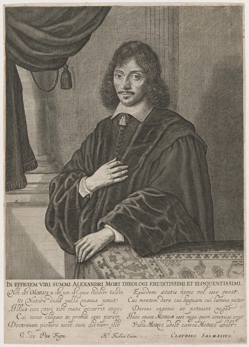 Alexander Morus by Crispijn van de Passe II, print, 1597-1670