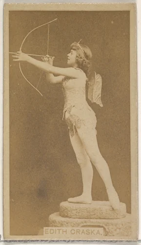 Edith Craska, from the Actors and Actresses series (N45, Type 8) for Virginia Brights Cigarettes by Allen & Ginter, photograph, 1885-1891