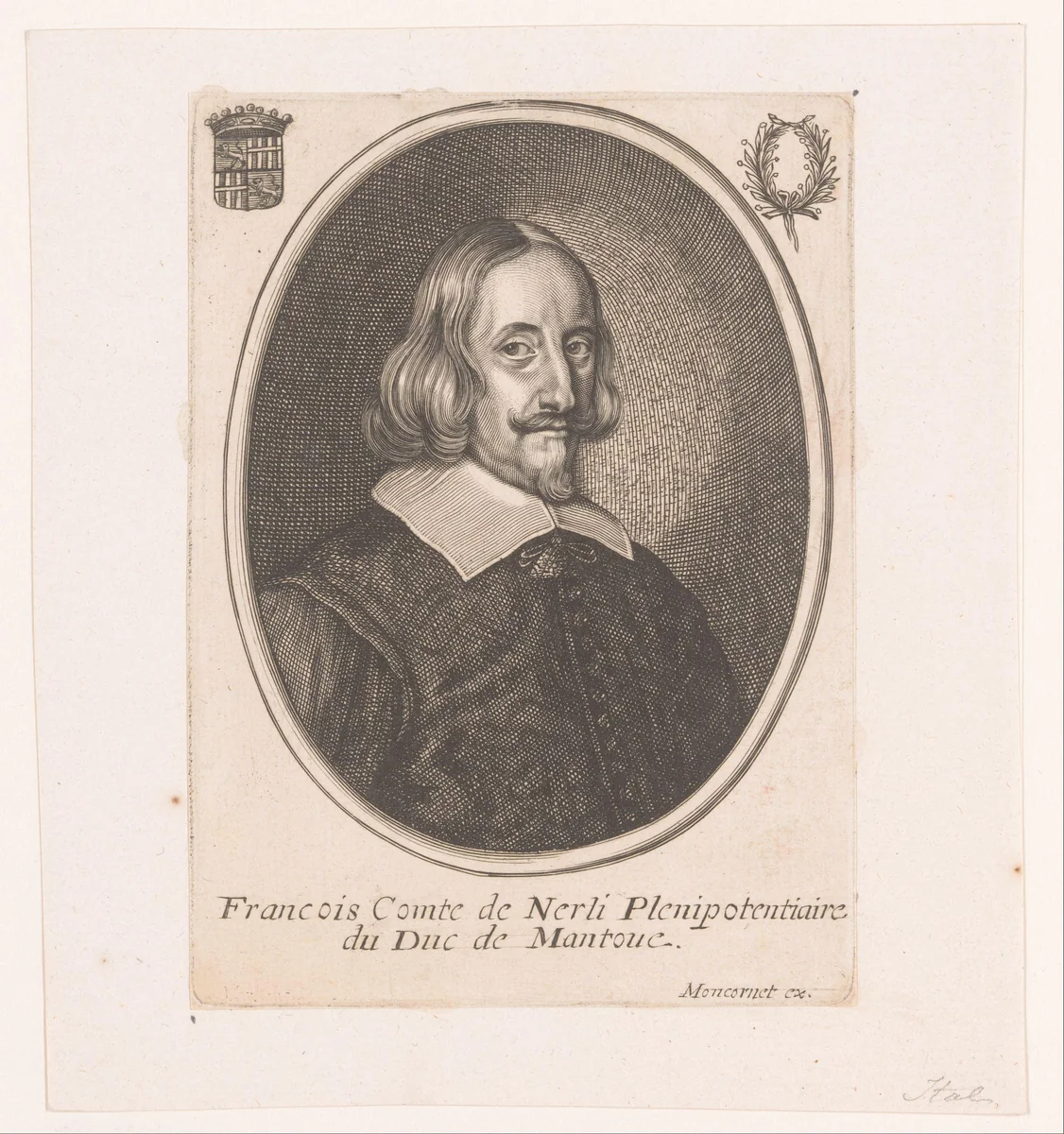 Portret van Francesco Nerli by anonymous, print, 1634-1668