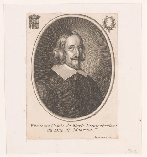 Portret van Francesco Nerli by anonymous, print, 1634-1668