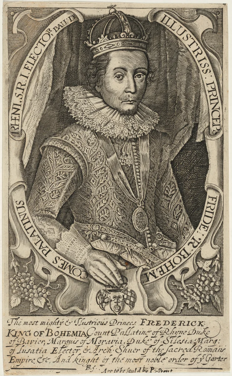 Frederick V, King of Bohemia by Francis Delaram, print, 1590-1627