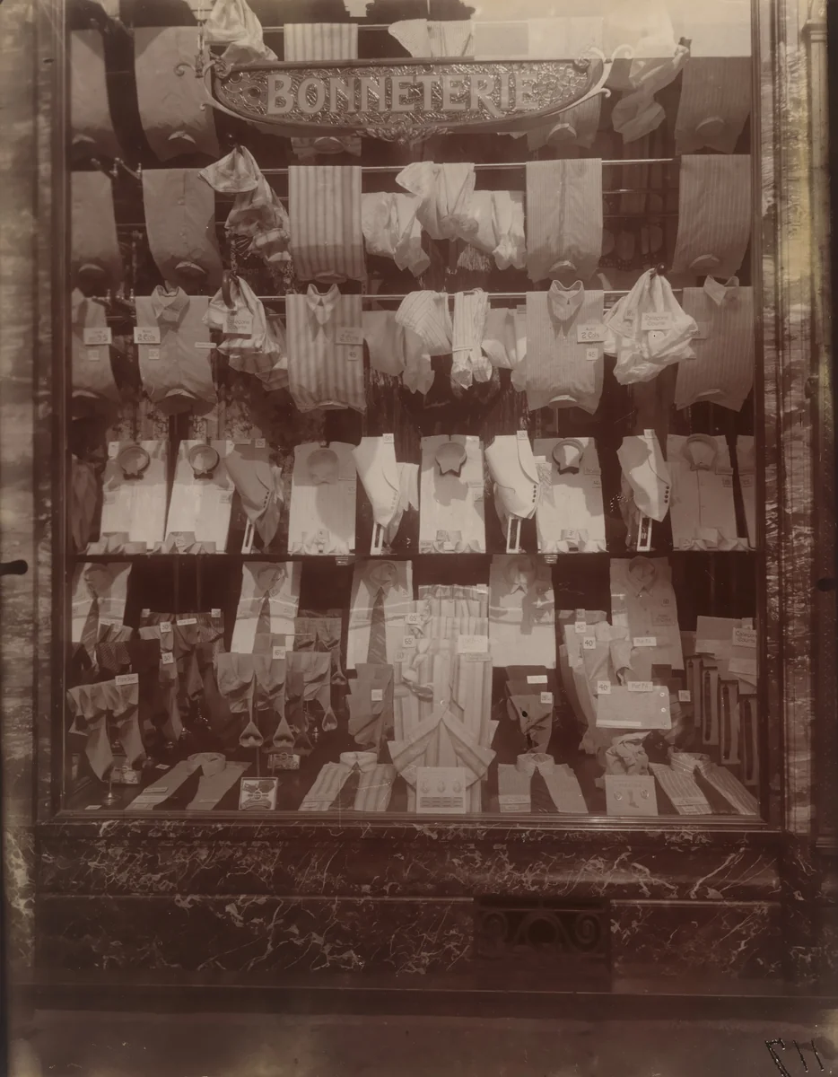 Chemiserie, Boulevard de Strasbourg by Eugène Atget, photograph, 1900