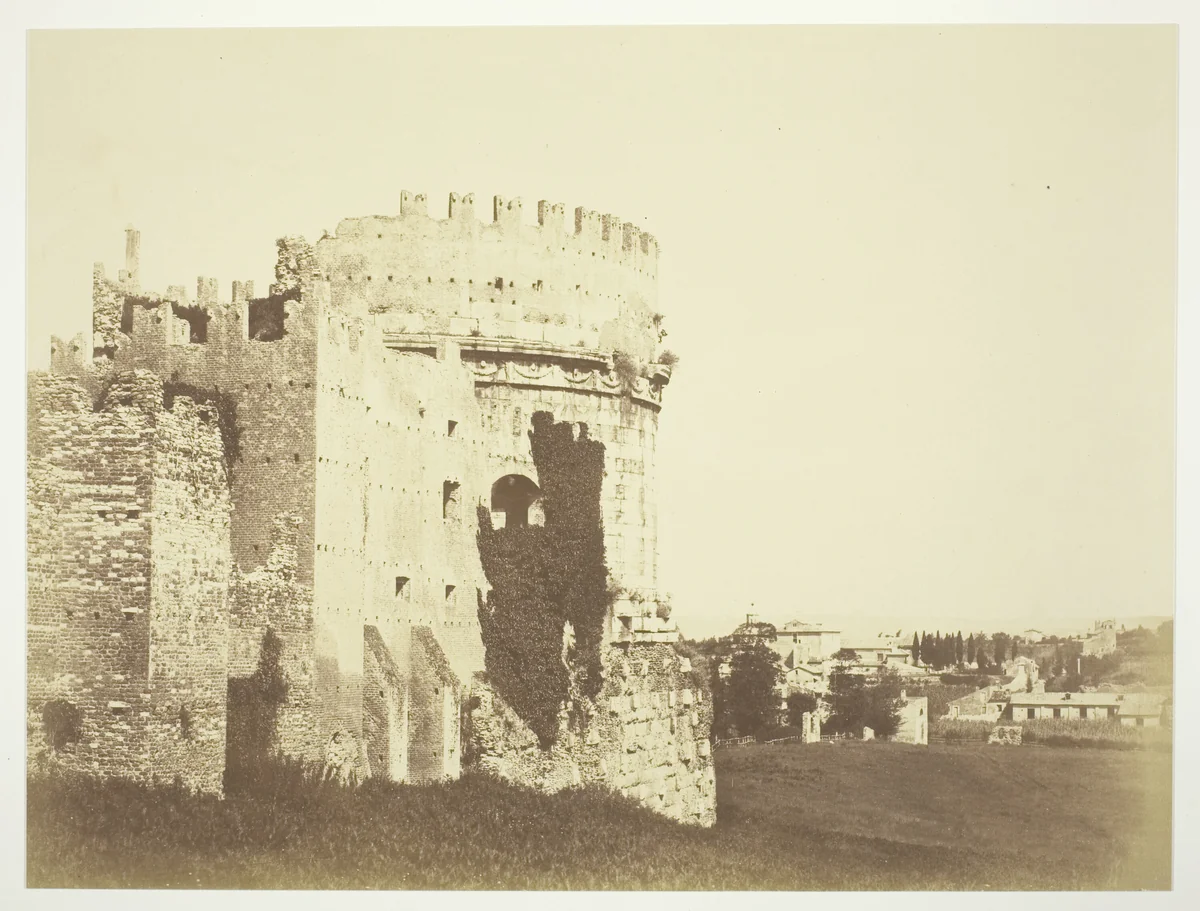 Untitled (Ruin of a Round Fortress Building) by Robert Macpherson, photograph, 1852-1862